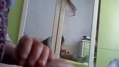 Bir yumru üzerinde cep pirno atlar